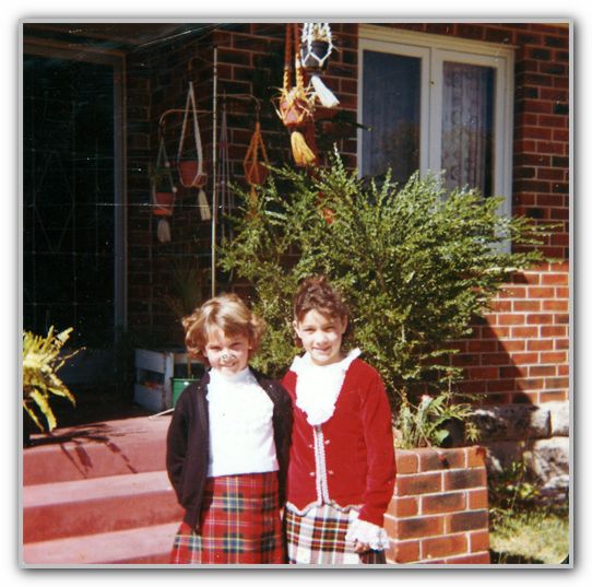 MJ with Friend in Scottish Costume 1